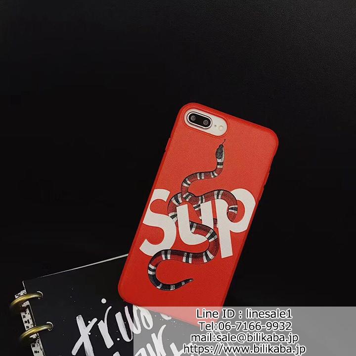 SUPREME iPhone8Plusカバー ソフトジャケット