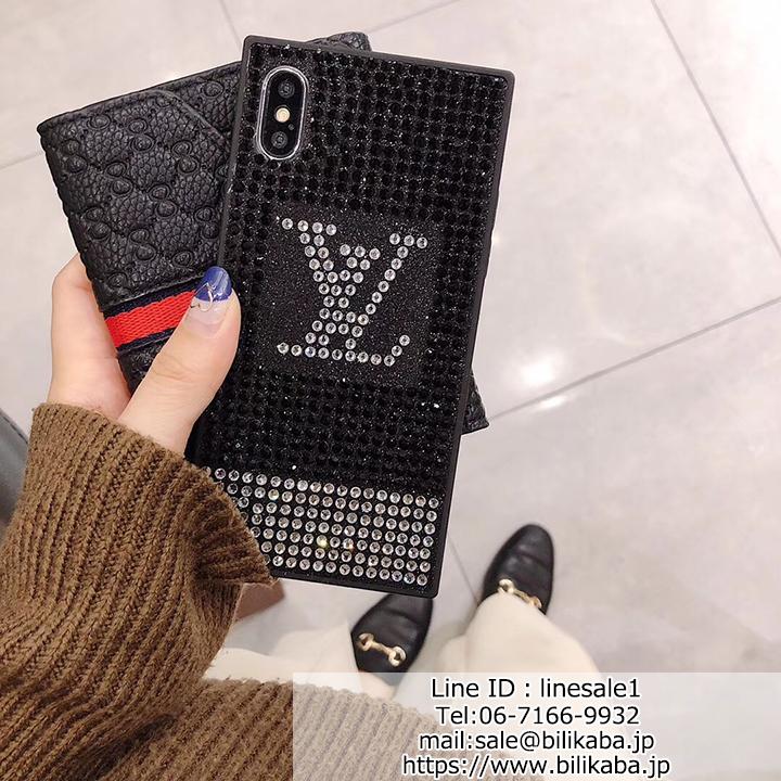 LV iPhone8Plusカバー キラキラ