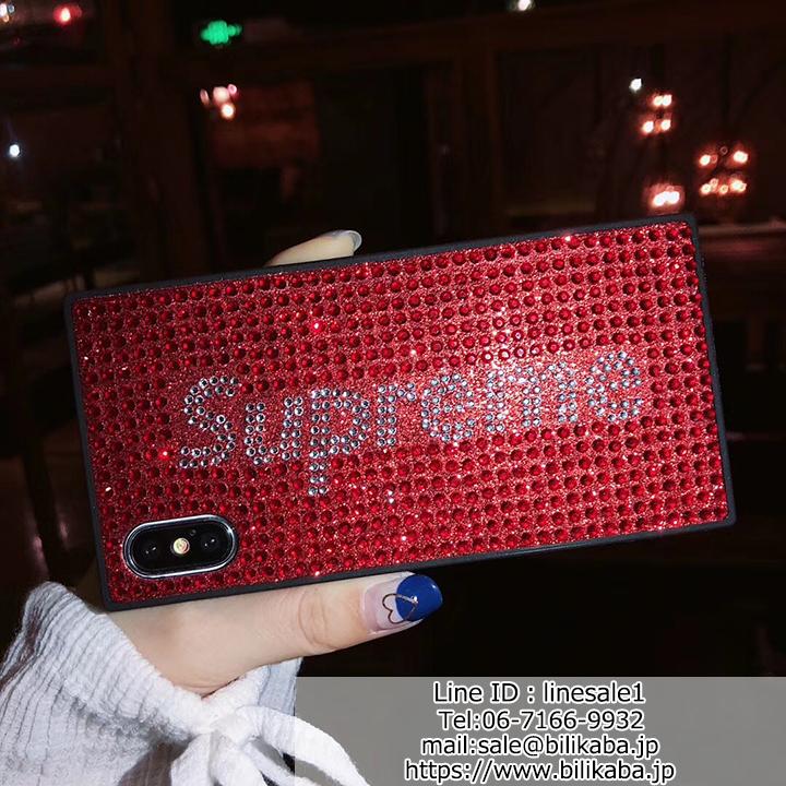 Supreme iphone8カバー キラキラ