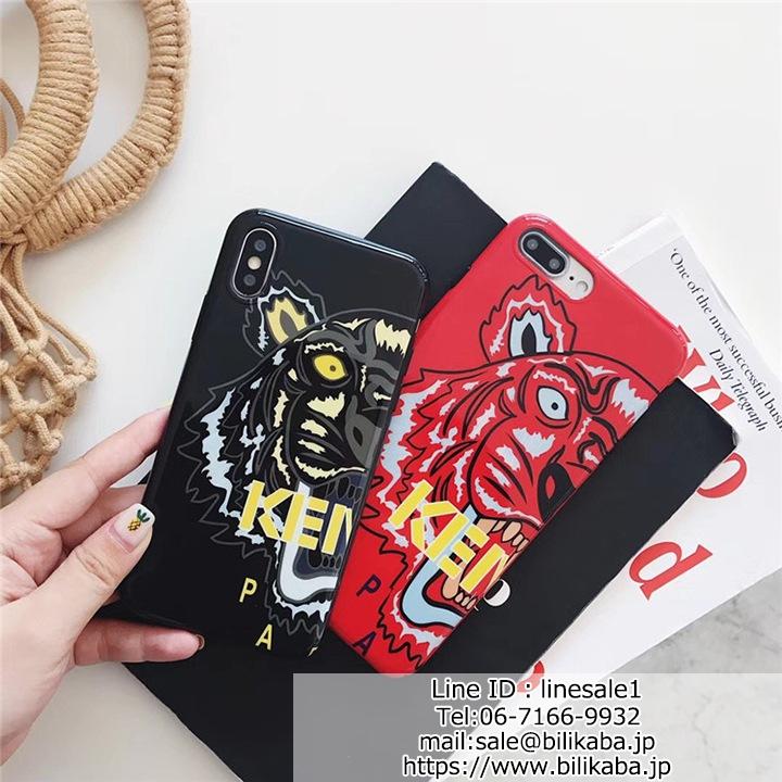 iphone8plusケース kenzo ソフトジャケット