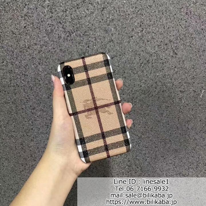 iphone9ケース burberry チェック