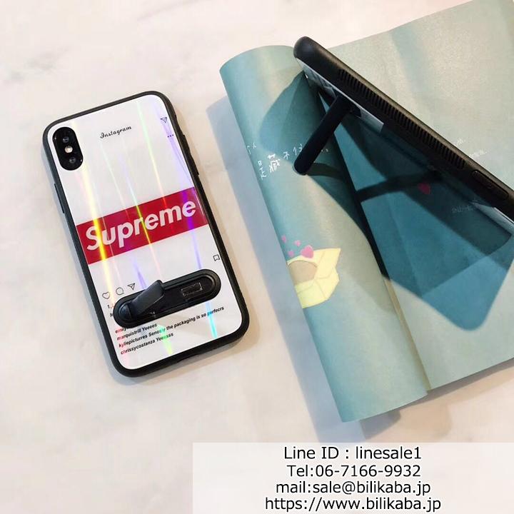 iphone8背面ガラスケース シュプリーム