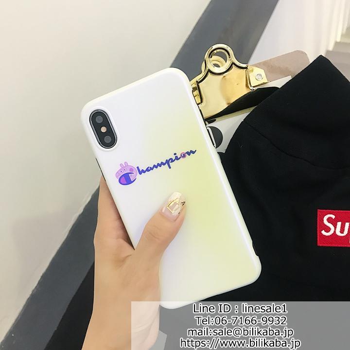 ペッパピッグ iphone8plusケース チャンピオン