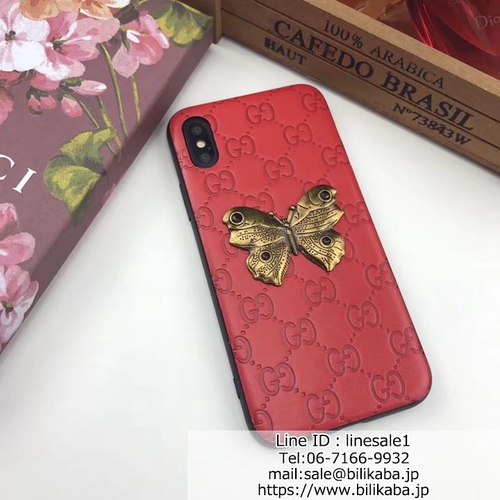 iPhoneX ペアケース GUCCI 可愛い