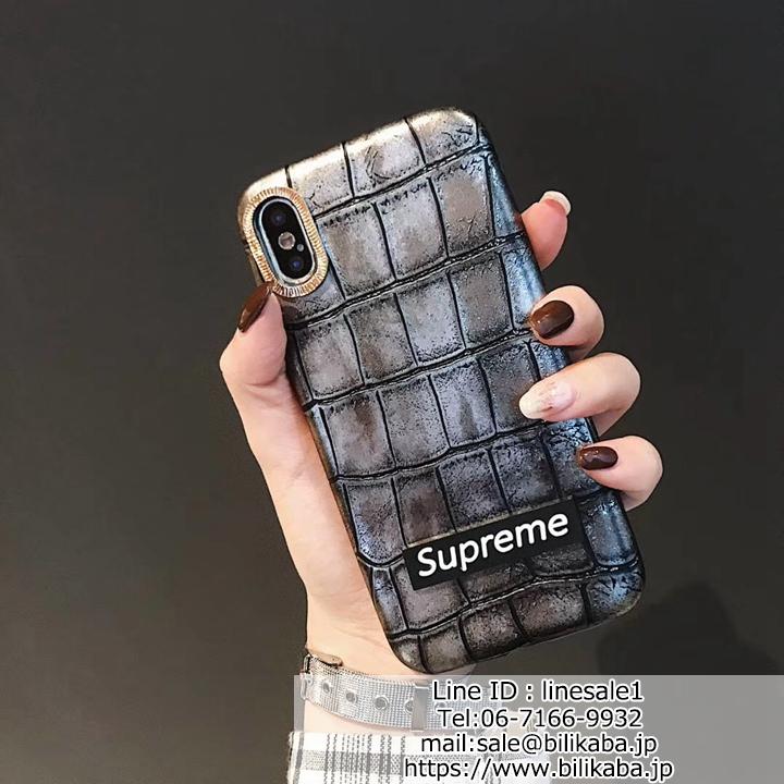 キラキラ iphone8Plus携帯カバー supreme