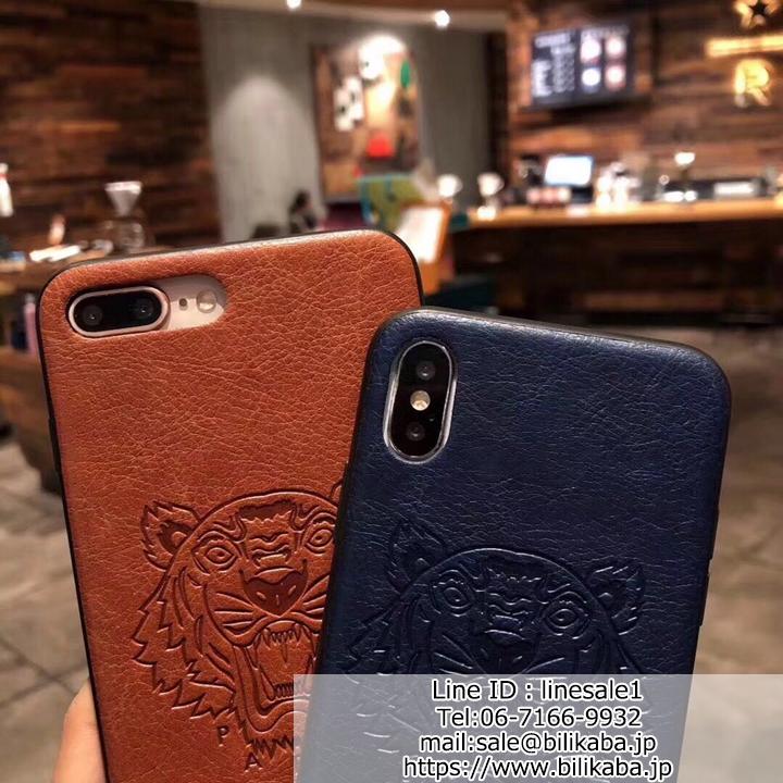 シンプル風 kenzo iphoneX XSカバー