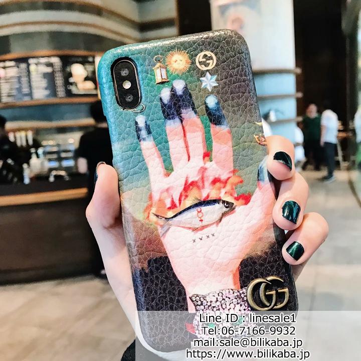 GUCCI iPhoneX レザーケース