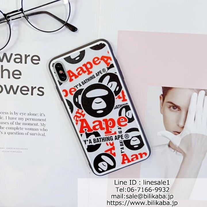 aape iphone 7plus フルカバー ネット有名人愛用