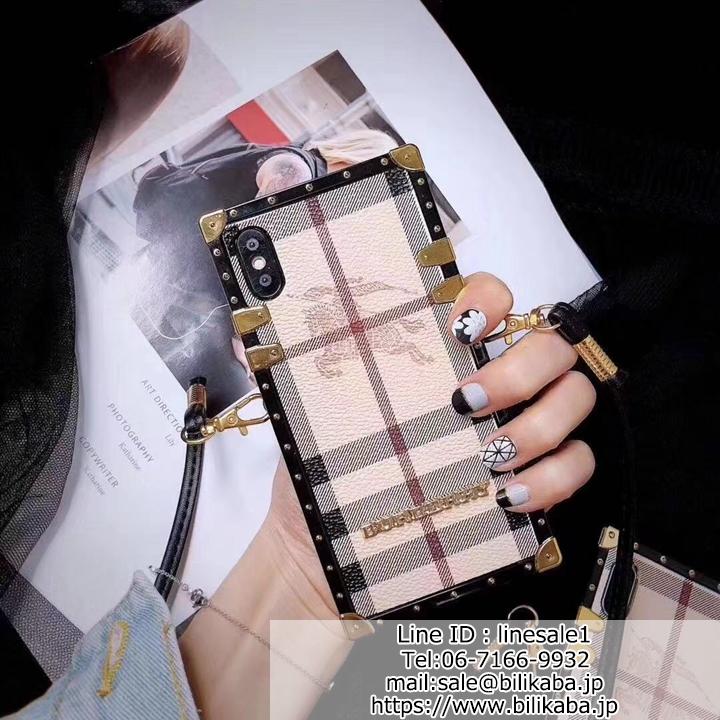 トランク型 iphoneXs maxカバー burberry