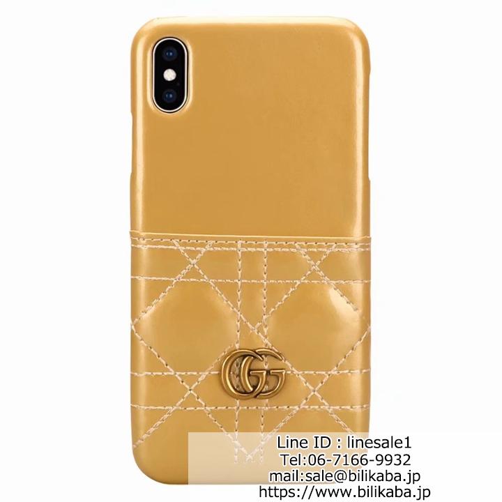 Gucci iPhoneXsmax カバー カード収納