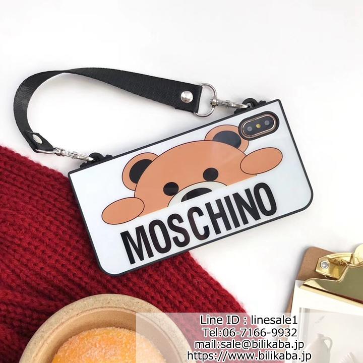 MOSCHINO 可愛い IPHONE XS XRカバー