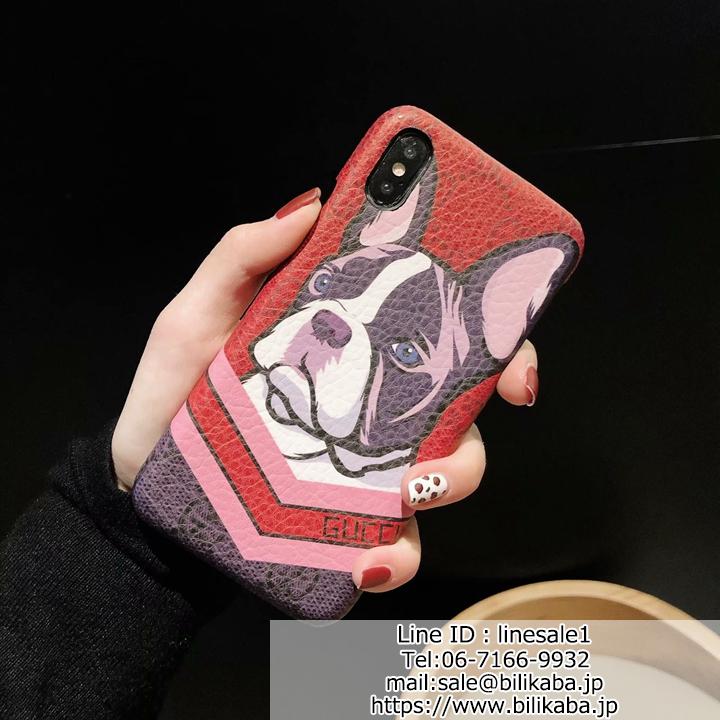 動物色絵 Gucci iPhoneXrカバー 可愛い