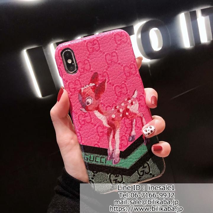 GUCCI iPhoneXS ケース 動物 彩絵柄