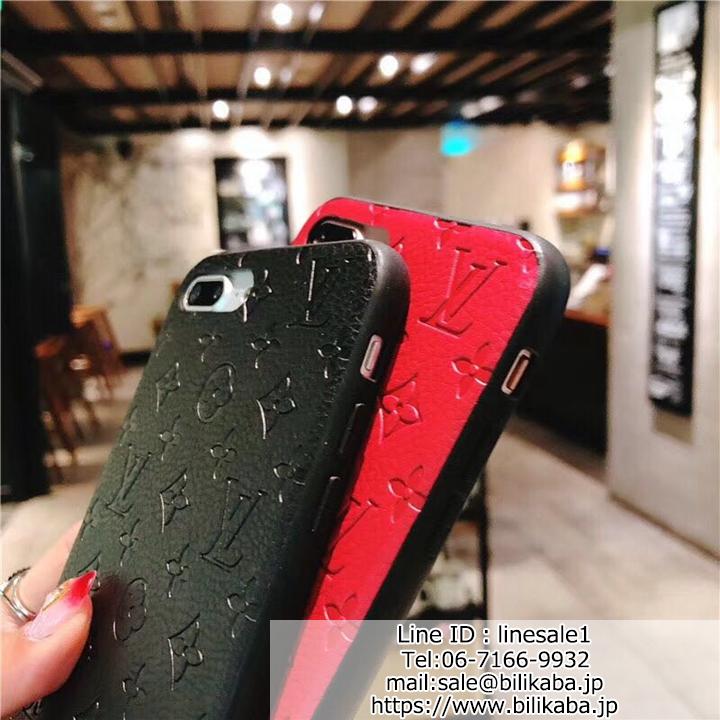 LV iPhonexs max カバー モノグラム柄型押し