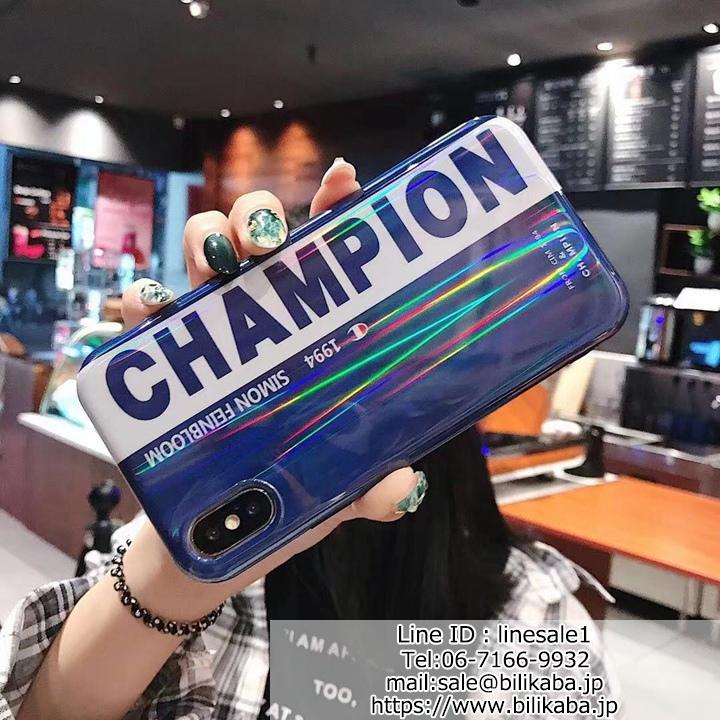 CHAMPION 個性新作 iPhoneXS XR スマホカバー