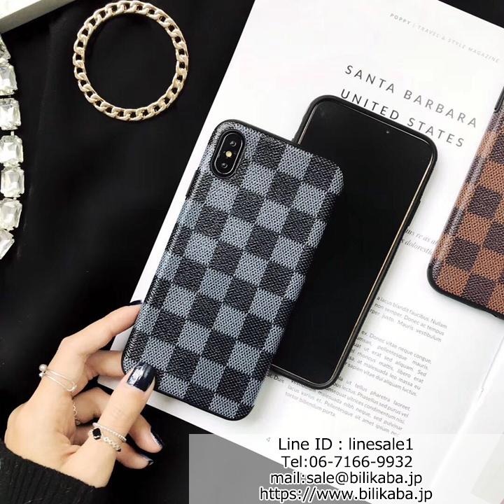 Louis vuitton iphoneXカバー ダミエ柄