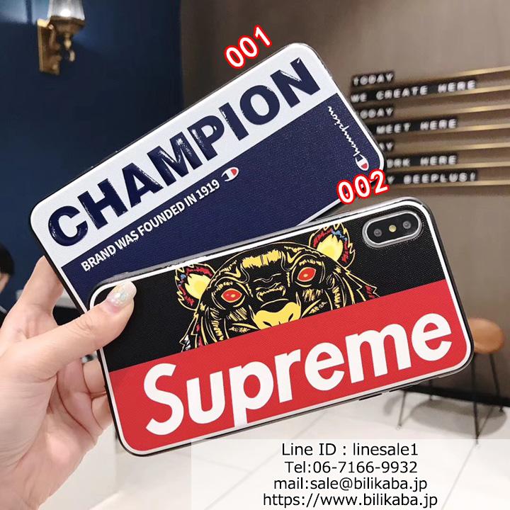 champion iphone xsmax ケース シンプル