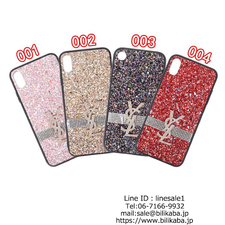 YSL iPhoneXRケース キラキラ