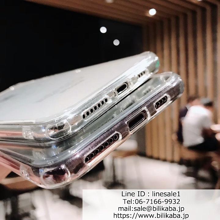 ケンゾー iphoneテンケース クリアガラス