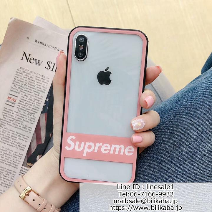 supreme iphone8plusペアカバー 透明感