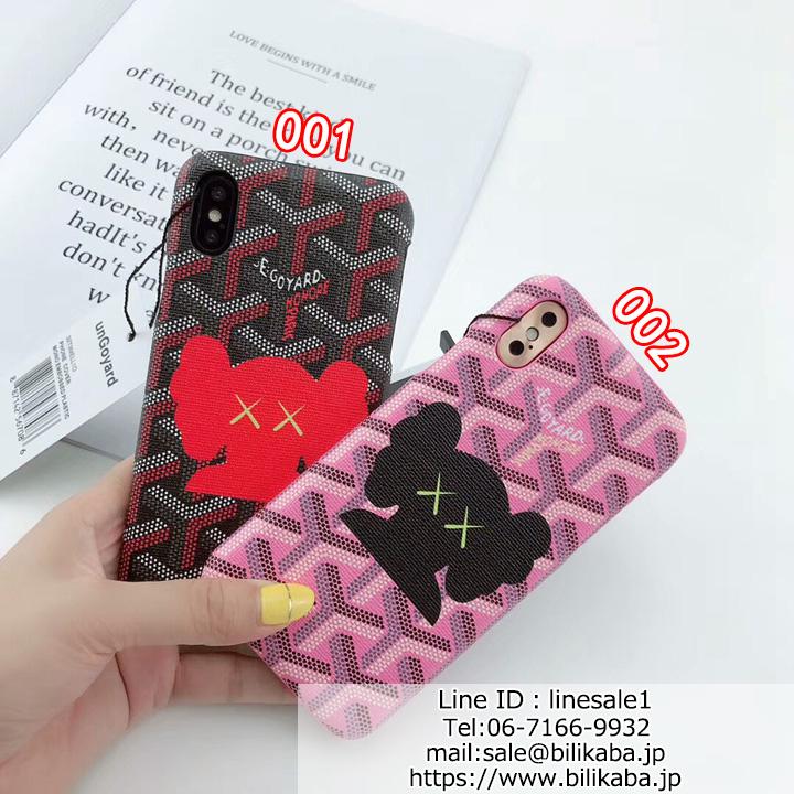 Goyard x Kaws iPhoneX/XR/XS Max ケース