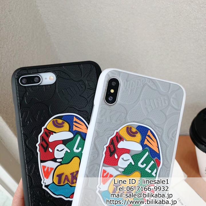 aape かっこいい iphonex/8plus ソフトカバー