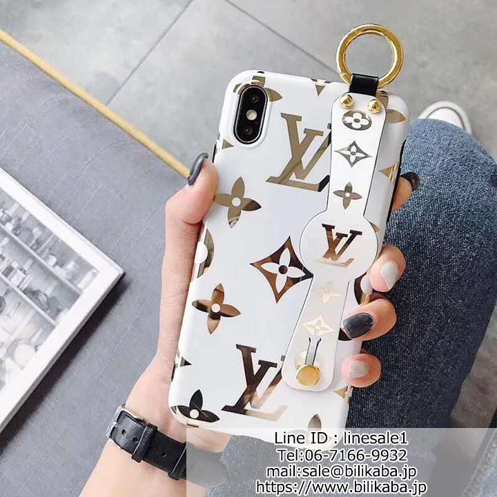 LV iPhoneX/XS Maxケース 持ちやすいベルト付き