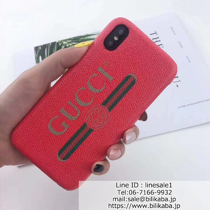 芸能人愛用 GUCCI iPhoneX/XS Max 革ケース