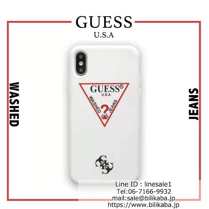 シンプル個性 GUESS iPhoneXSカバー