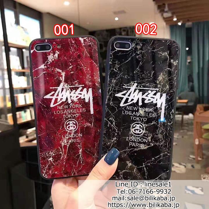 マーブル柄 Stussy iPhone11pro maxケース