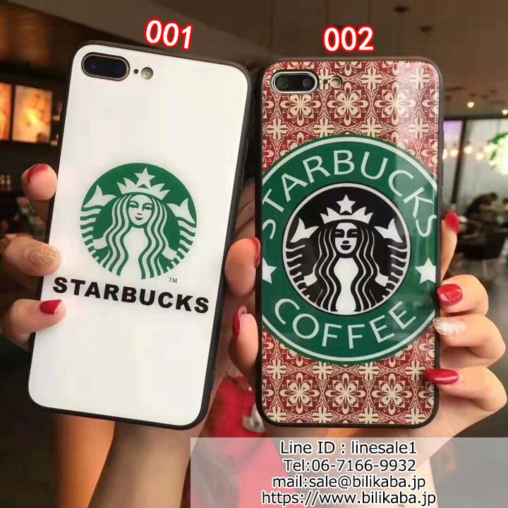 Starbucks iPhoneXr ケース 背面強化ガラス