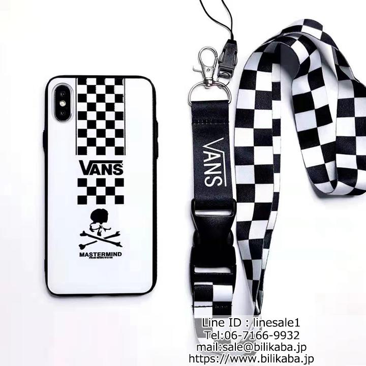 VANS iphoneテン/11ケース ワニス加工 ストラップ付き