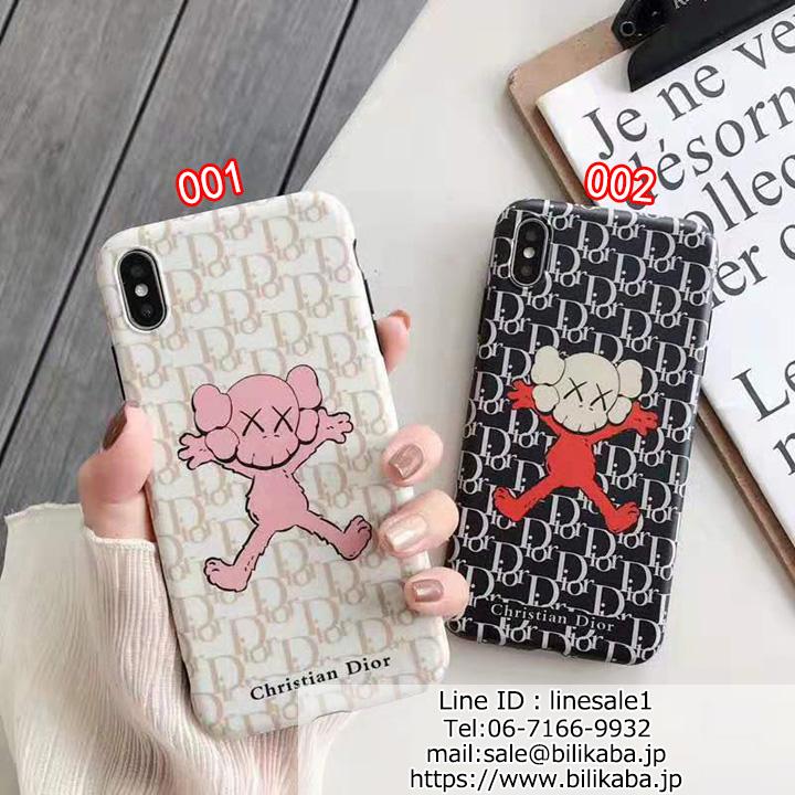 個性可愛い Kaws x Dior iPhone11Pro/Xs ケース