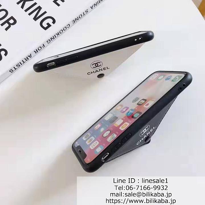 スタンド CHANEL IPHONE8 7 PLUS 携帯カバー ストラップ付き