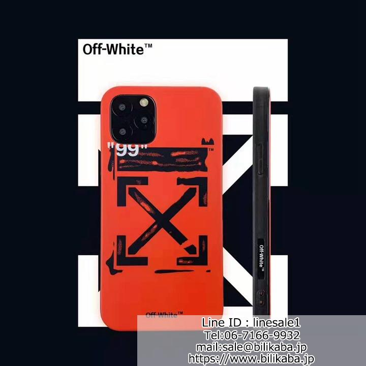 アイフォン11 プロ 携帯ケース 横面ロゴ OFF WHITE