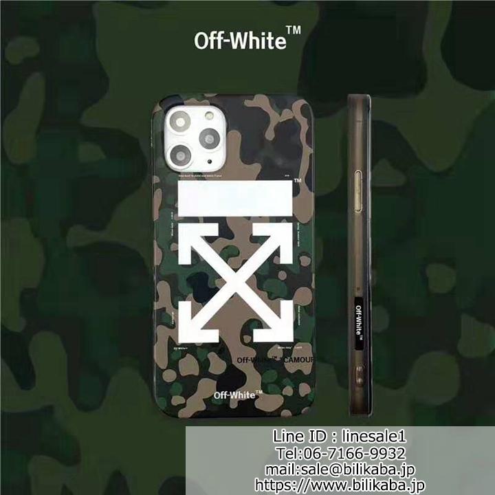 個性迷彩 オフホワイト iPhone11/10/テン 携帯カバー