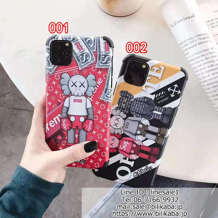 Kaws コラボ supreme スマホケース