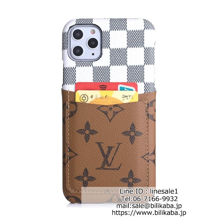 LV iPhone 11/x ケース カード入れ