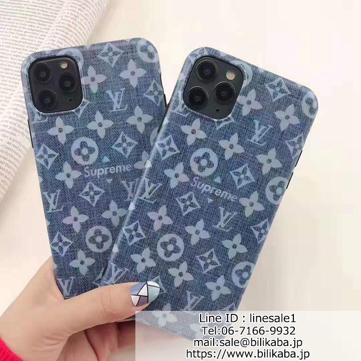 supreme lv iphone11pro/11promax/11ケース ブランドロゴ 個性