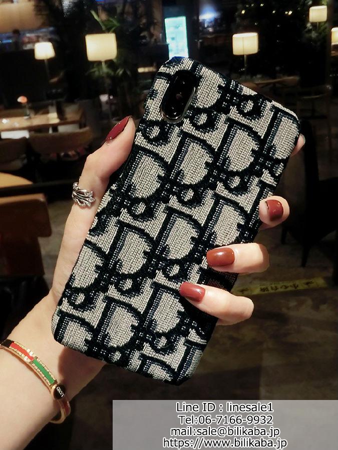 dior iphone11pro case 布地製 お洒落 携帯ケース