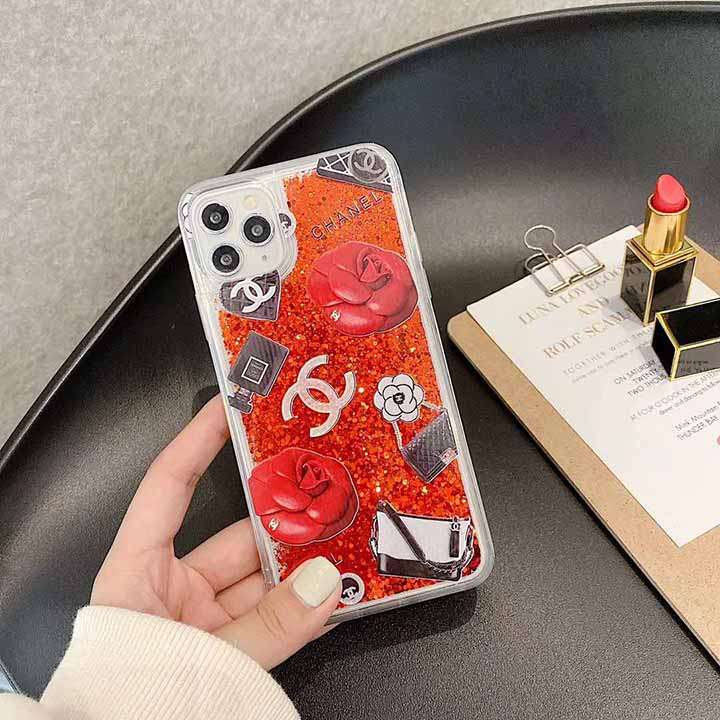 シャネル iPhone11 pro カバー 花柄 半透明