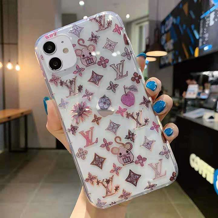 lv 半透明 可愛い iphone12promaxケース