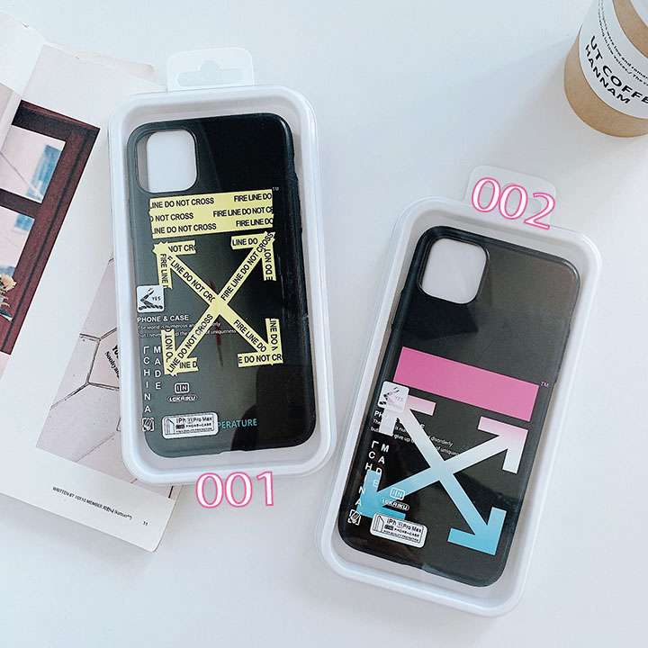 韓国風 off-white iphone12スマホケース