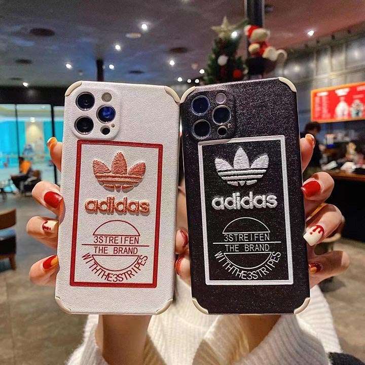 ブランド Adidas 刺繍 iphone12ケース 