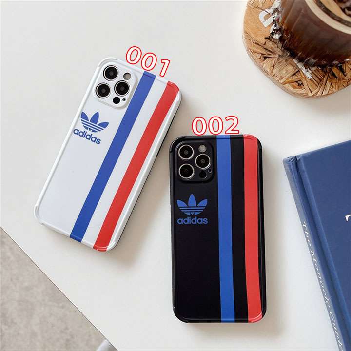 iPhone 12 ブランド風 カバー adidas