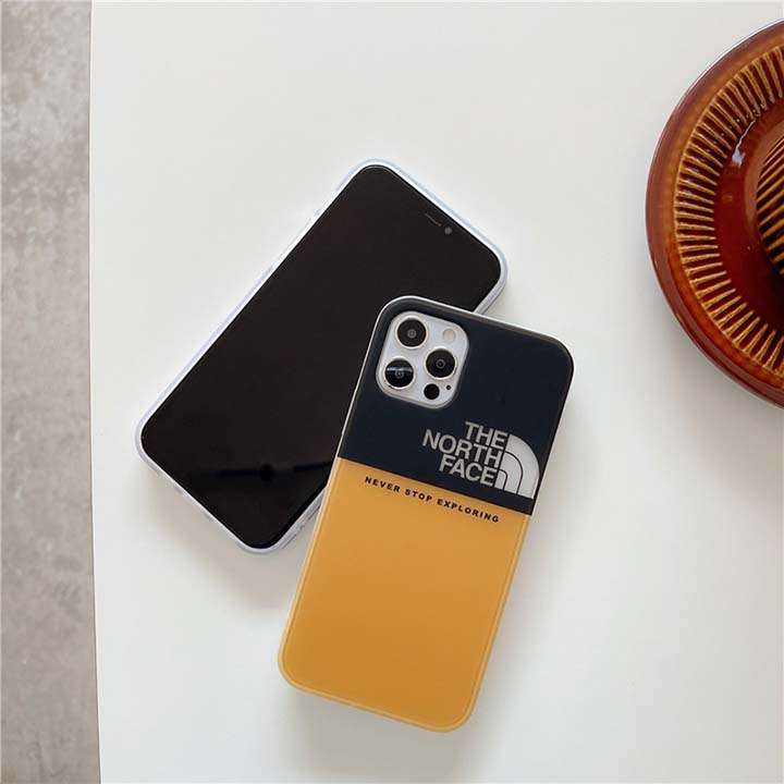 シンプル風 保護ケース the north face iphone12pro/12promax