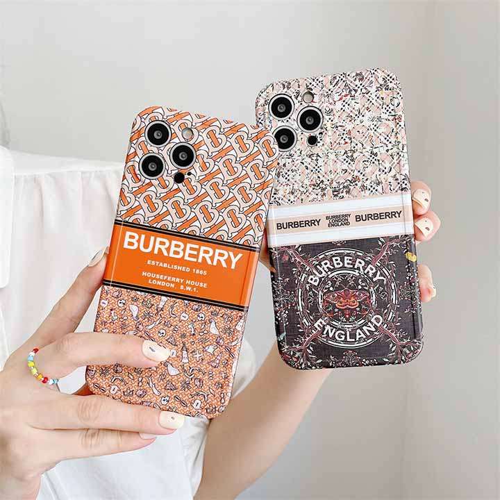 個性burberry iPhone 13pro max保護ケース