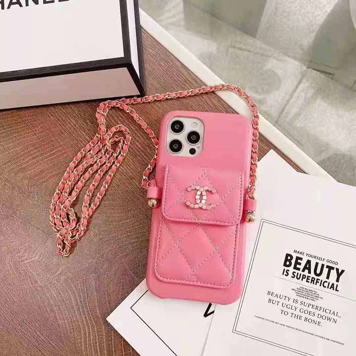 Chanel アイホン7 プラス スマホケース チェーン