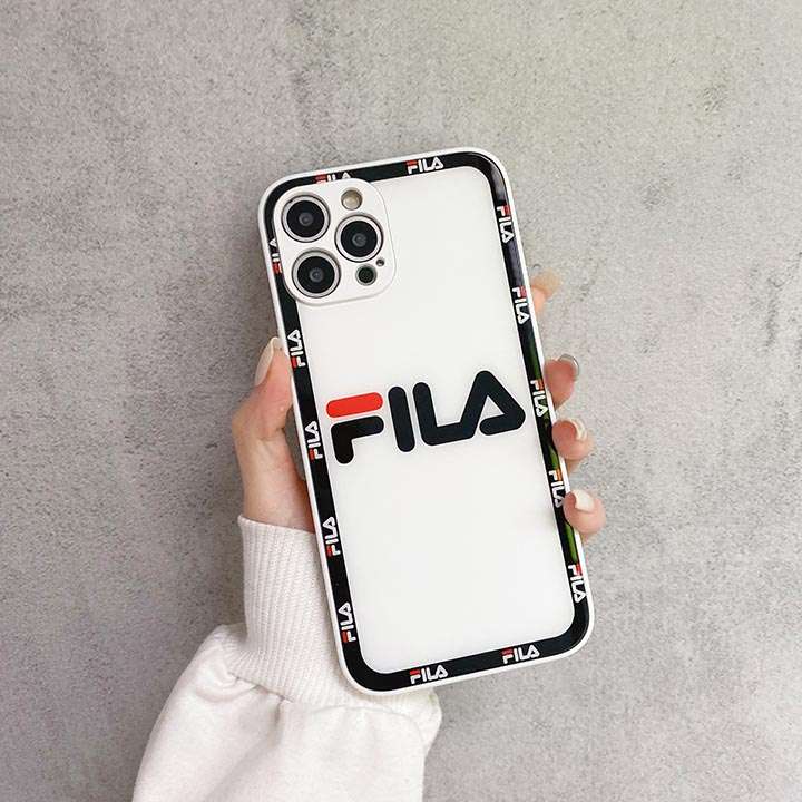 iPhone 12promax/12mini 保護ケース FILA ガラス