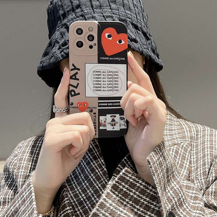 ブランド字母プリント スマホケース Comme des Garçons iphone12mini/12pro